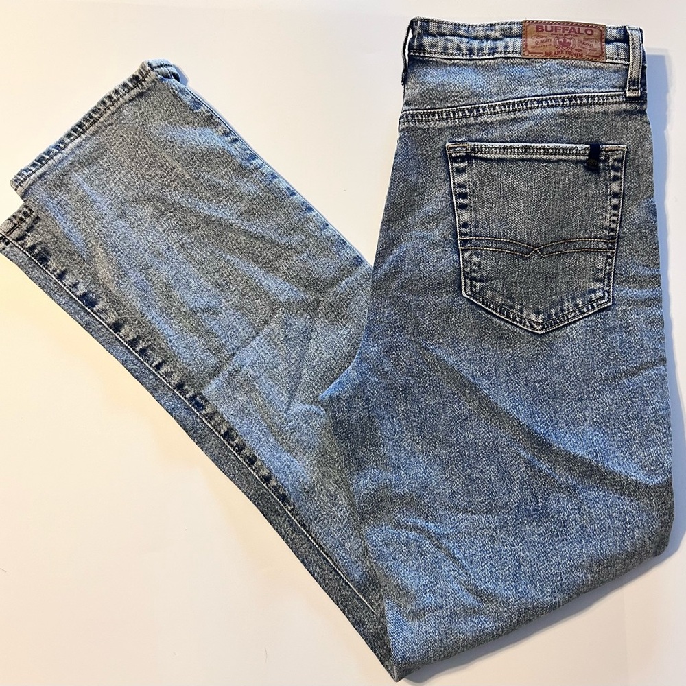 Buffalo David Bitton Jayden High Rise Straight Leg Jeans Size 32